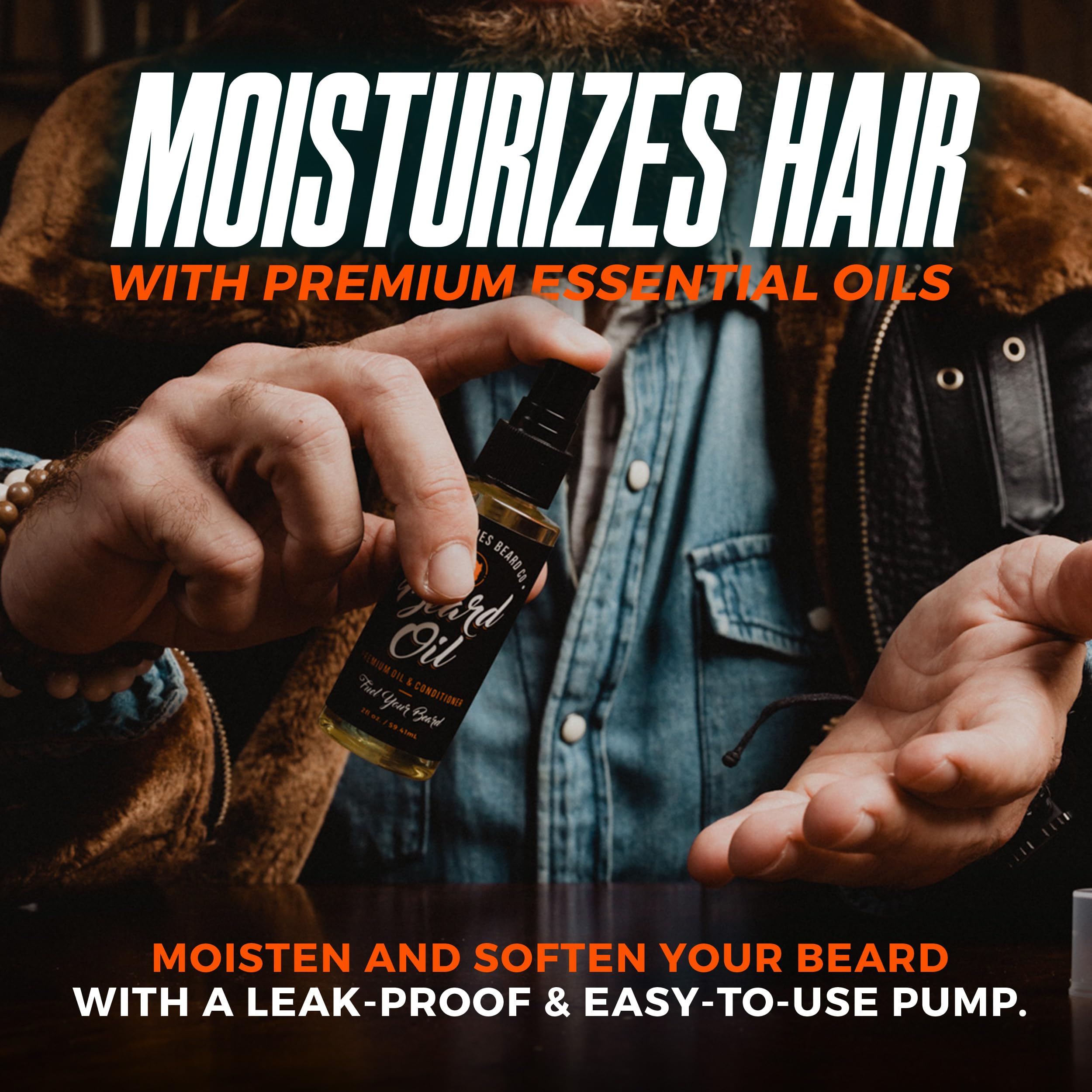 Wild Willies Beard Oil for Men - Conditioner & Softener - Cool Mint, 2 oz