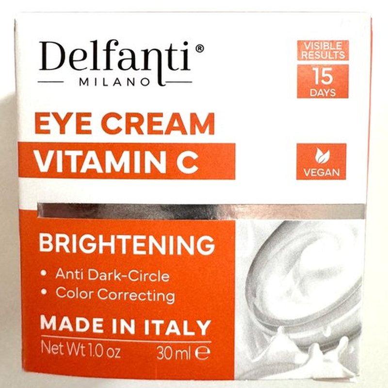 Delfanti-Milano • VITAMIN C EYE CREAM • Fast Result • Vegan • Made in Italy