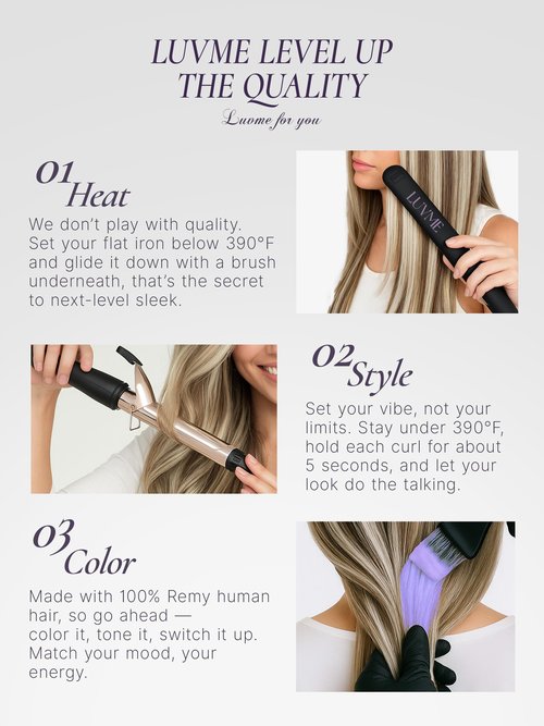 LUVME Handmade Weft Clip in Hair Extensions Human Hair 16 Inch 120g 7pcs Warm Ash Balayage Straight Seamless Blend Natural Look with Secure Clips