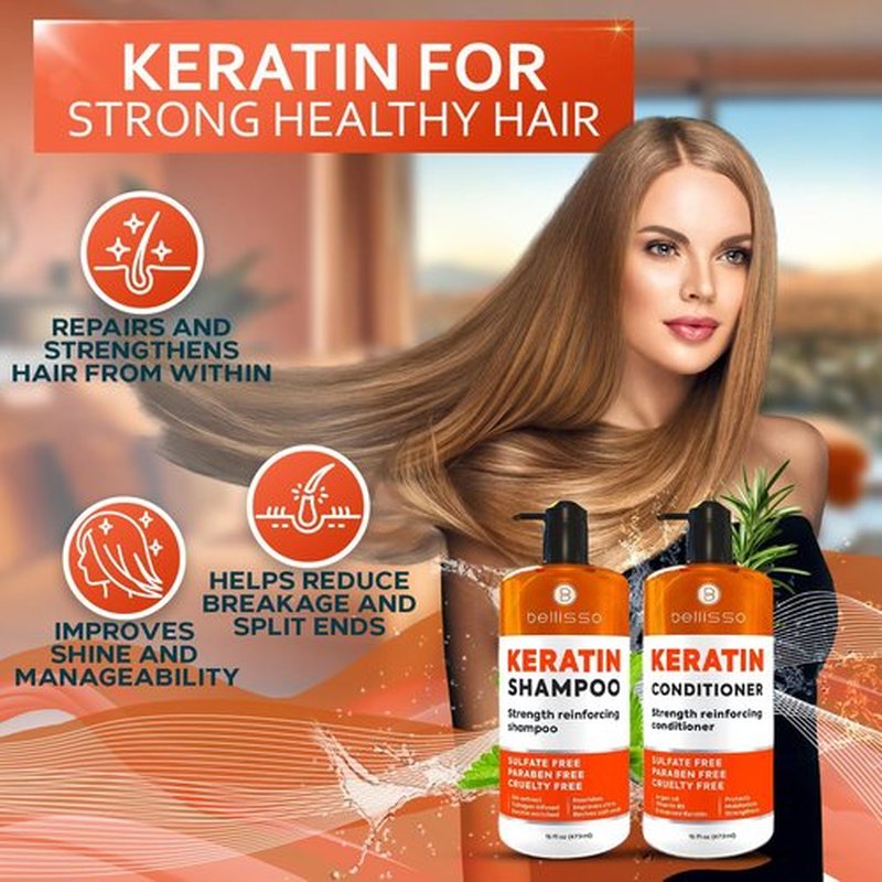 **Regine Switzerland Keratin Shampoo & Conditioner Set - Sulfate & Paraben Free | Salon-Quality Treatment for All Hair Types**