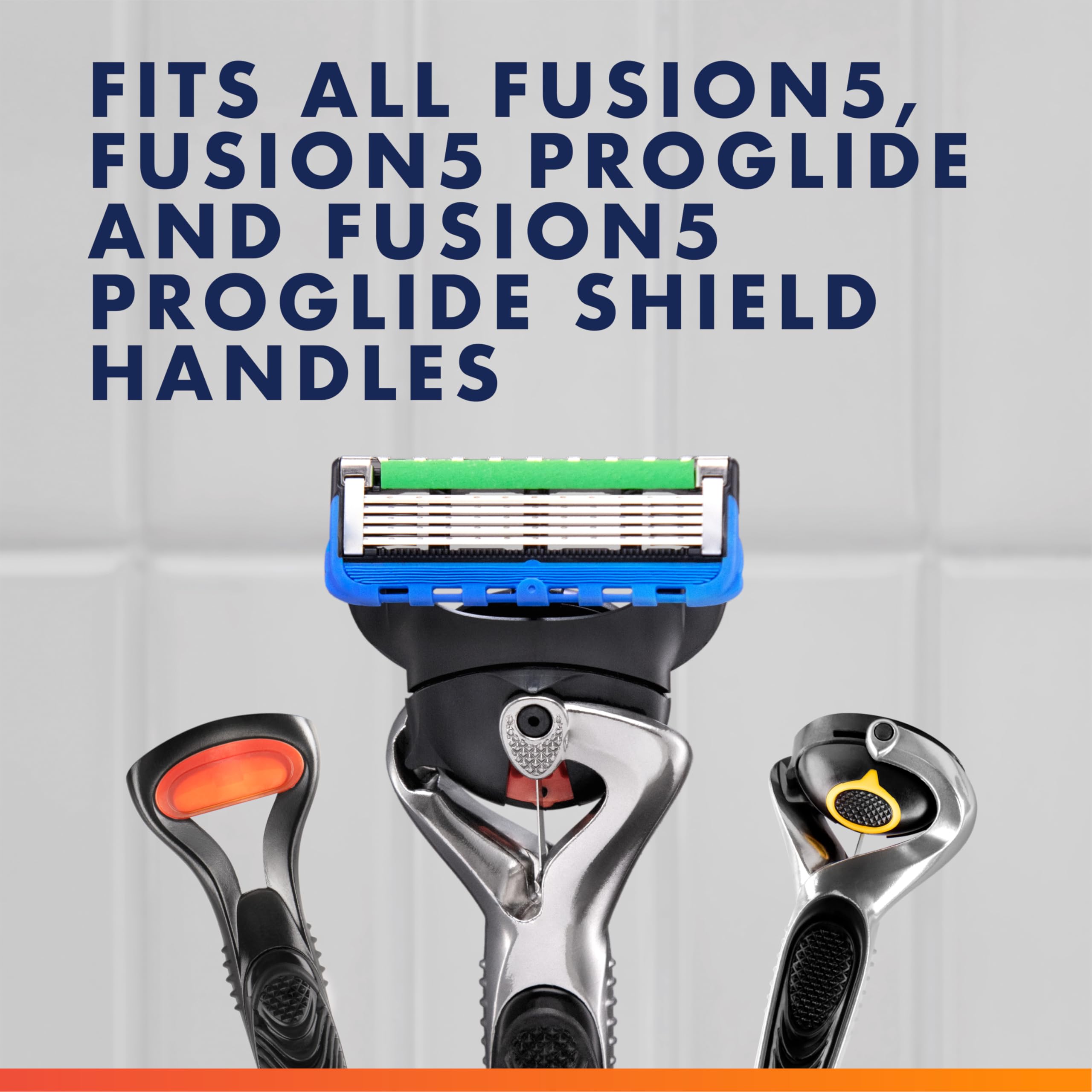 Gillette Fusion5 ProGlide Razor Refills for Men 10 Count + Fusion5 ProGlide Shield Refills 4 Count, 14 Total Blade Refills