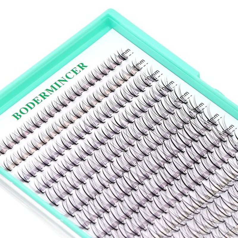 Bodermincer Bodemrincer 20 Root Thickness 0.07mm C Curl 8-10-12-14-16mm MIX 7D/10/12/20/30/40/50/60D 3D Individual Eyelashes Extension Soft Black Fake False Eye Lashes Tools (7D 8-10-12-14-16mm MIX)