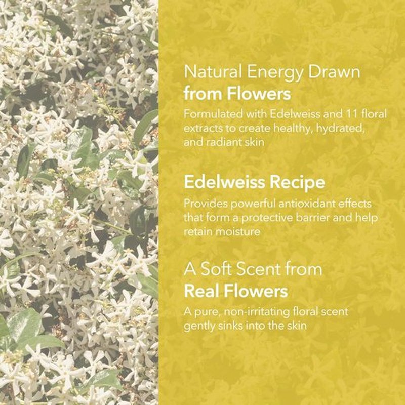 Edelweiss Cleansing Balm - Vegan Makeup Remover & Face Cleanser with Natural Flower Extracts | 3.38 fl oz
