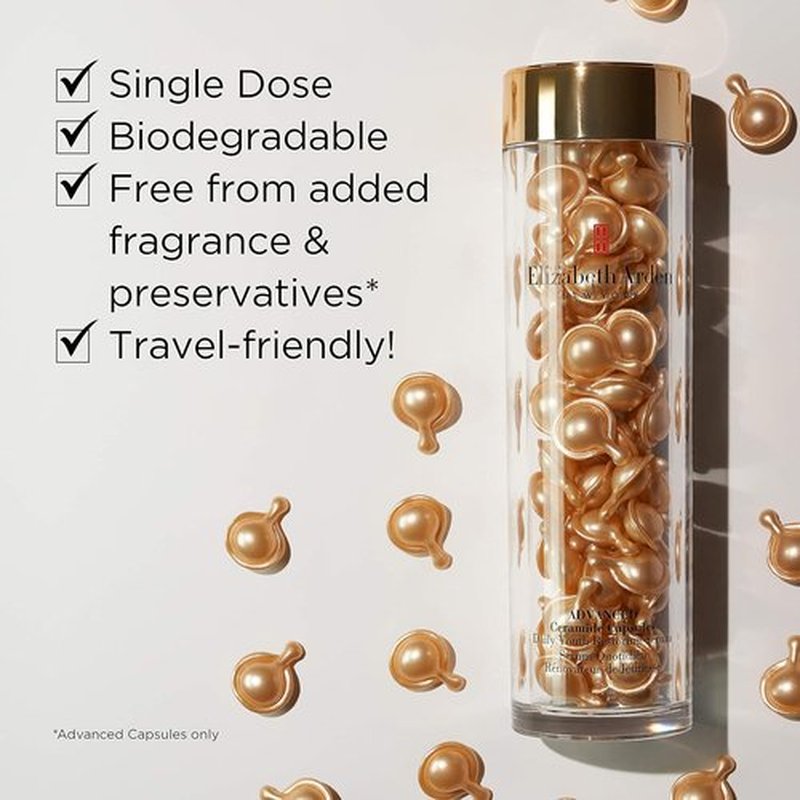 Elizabeth Arden Ceramide Skin Care Set - Advanced Capsules Serum & Cleanser | Hydrating & Nourishing