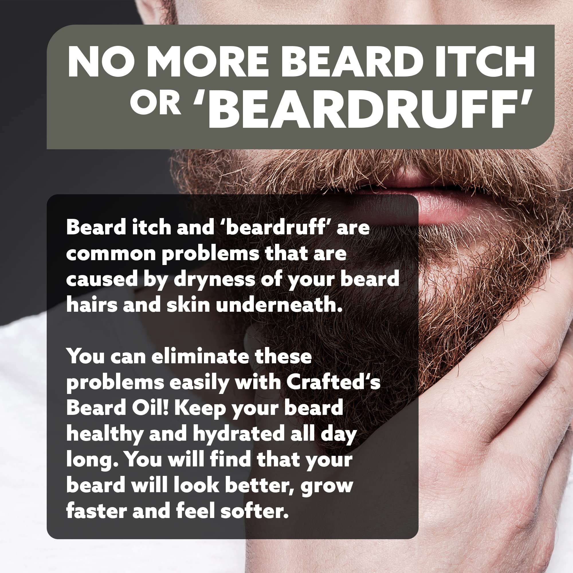 Beard Oil by Crafted Beards - Beard Oil Conditioner - Leave Your Beard Feeling Amazing - All Natural Ingredients - No Residue - Mustache Oil - 1oz - Made in the USA (Honey CoCo Mango)