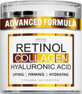 Regine Switzerland Retinol Cream - Anti-Aging Moisturizer with Collagen & Hyaluronic Acid | Day & Night Use for Firming Skin
