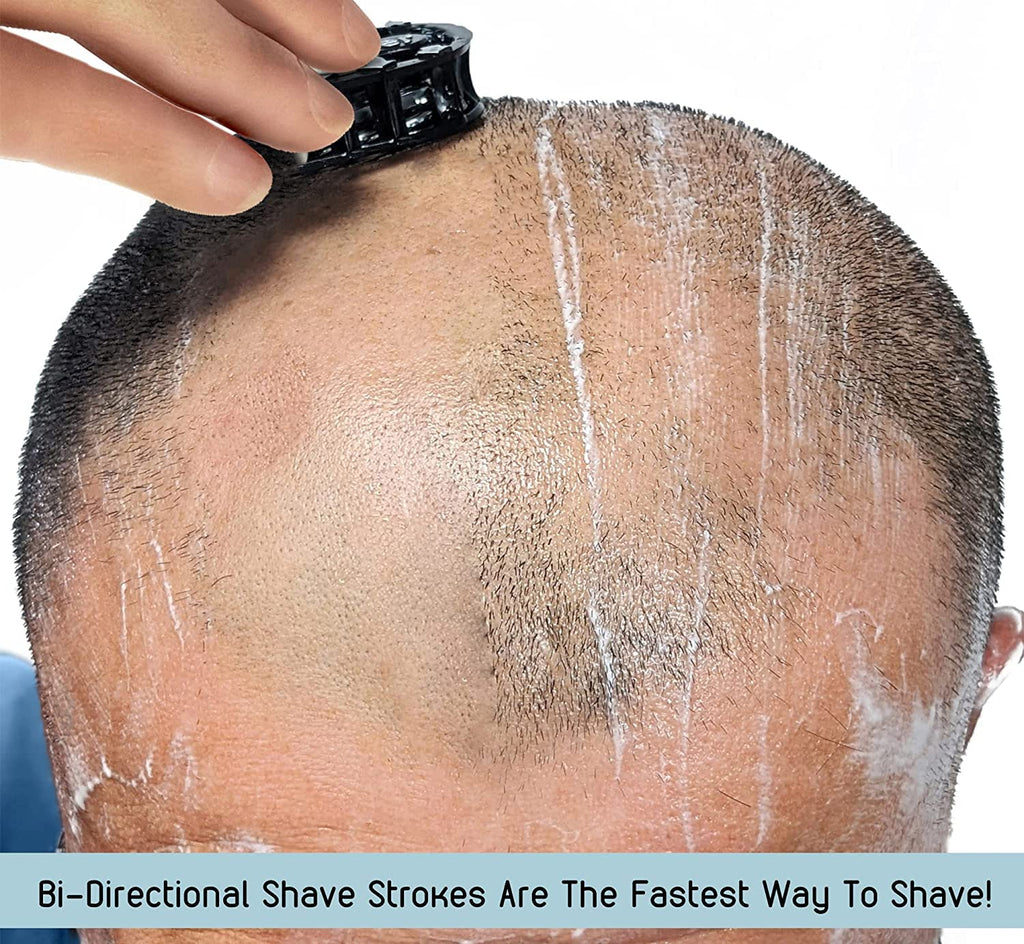 Premium Omnishaver Bi-Directional Shavers for Men & Women | 3x Faster, Smooth, and Safe Shave | Self-Cleaning, Self-Stropping Razor Blades for Shaving Head, Legs, Arms, Body (Green)
