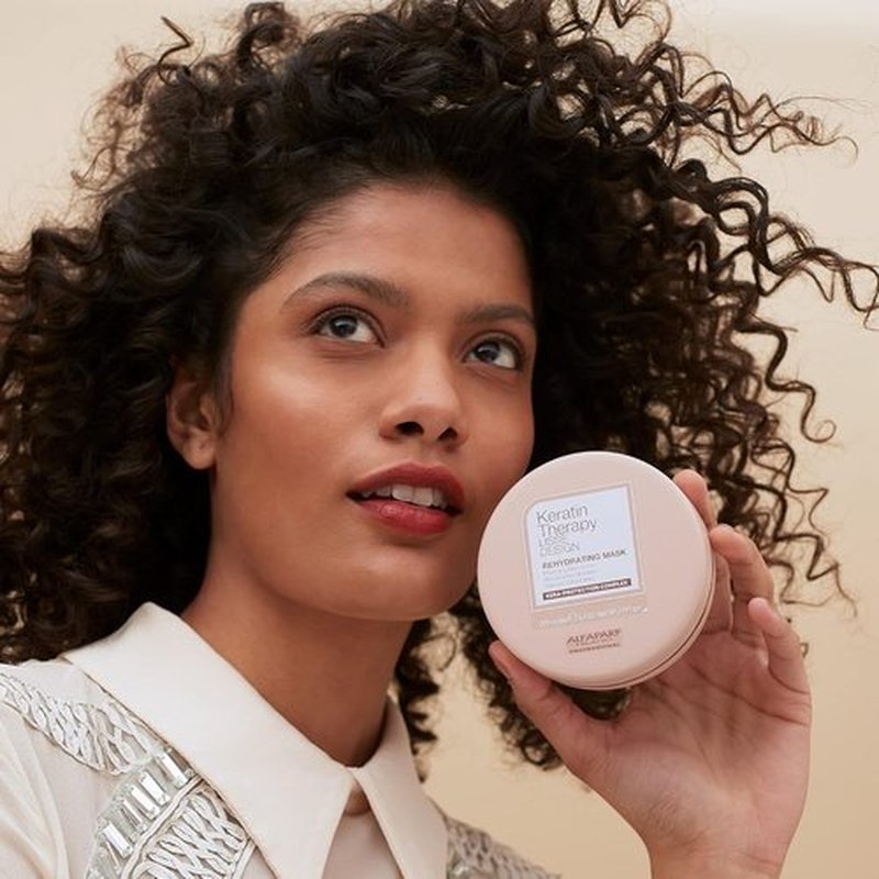 Alfaparf Milano Lisse Design Keratin Therapy Hair Mask - Deep Conditioning for Frizz Control & Moisture - 6.7 oz