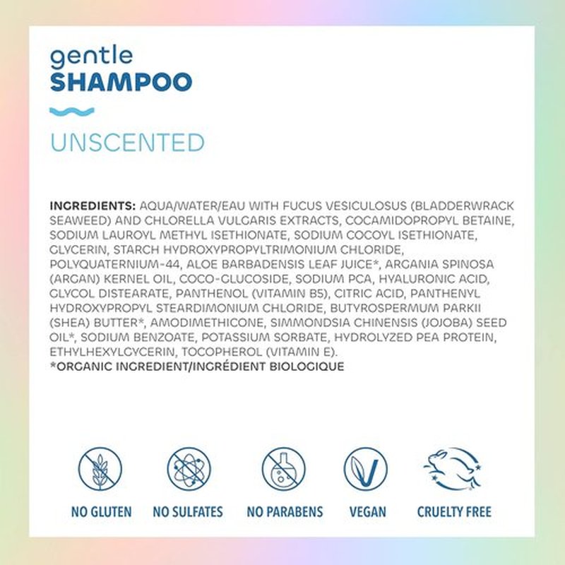 Seaweed Bath Co. Gentle Shampoo & Conditioner Set - Unscented Nourishing Care with Hyaluronic Acid & Aloe - 12 oz (Pack of 2)