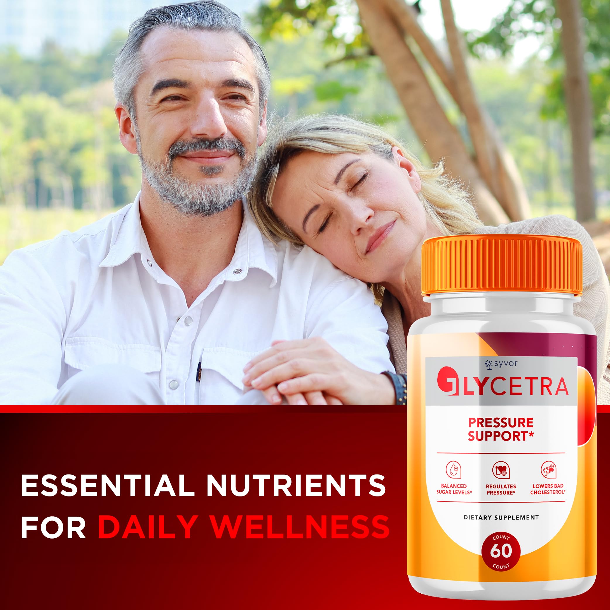 Glycetra Capsules - Glycetra Advanced Glycogen Support Formula Vitamin Supplement Pills - All Natural Daily Balance Support Capsule for Health and Wellness Max Strength Glyco Pill (60 Capsules)