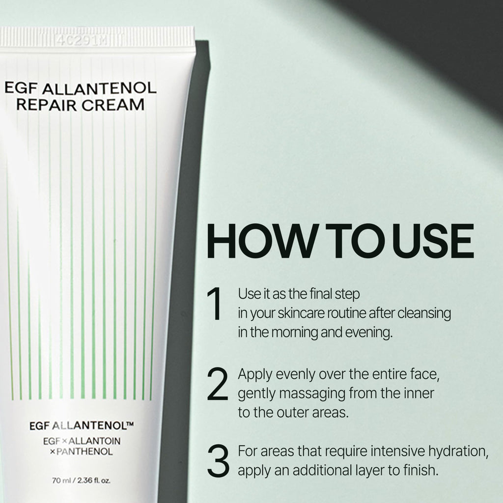 CELL IN SHOT EGF Allantenol Barrier Repair Cream - Light-weight Daily Moisturizer for Acne & Blemish-Prone Skin, Troubled & Oily Skin, Korean Skin Care, 2.36 fl.oz (70 ml)