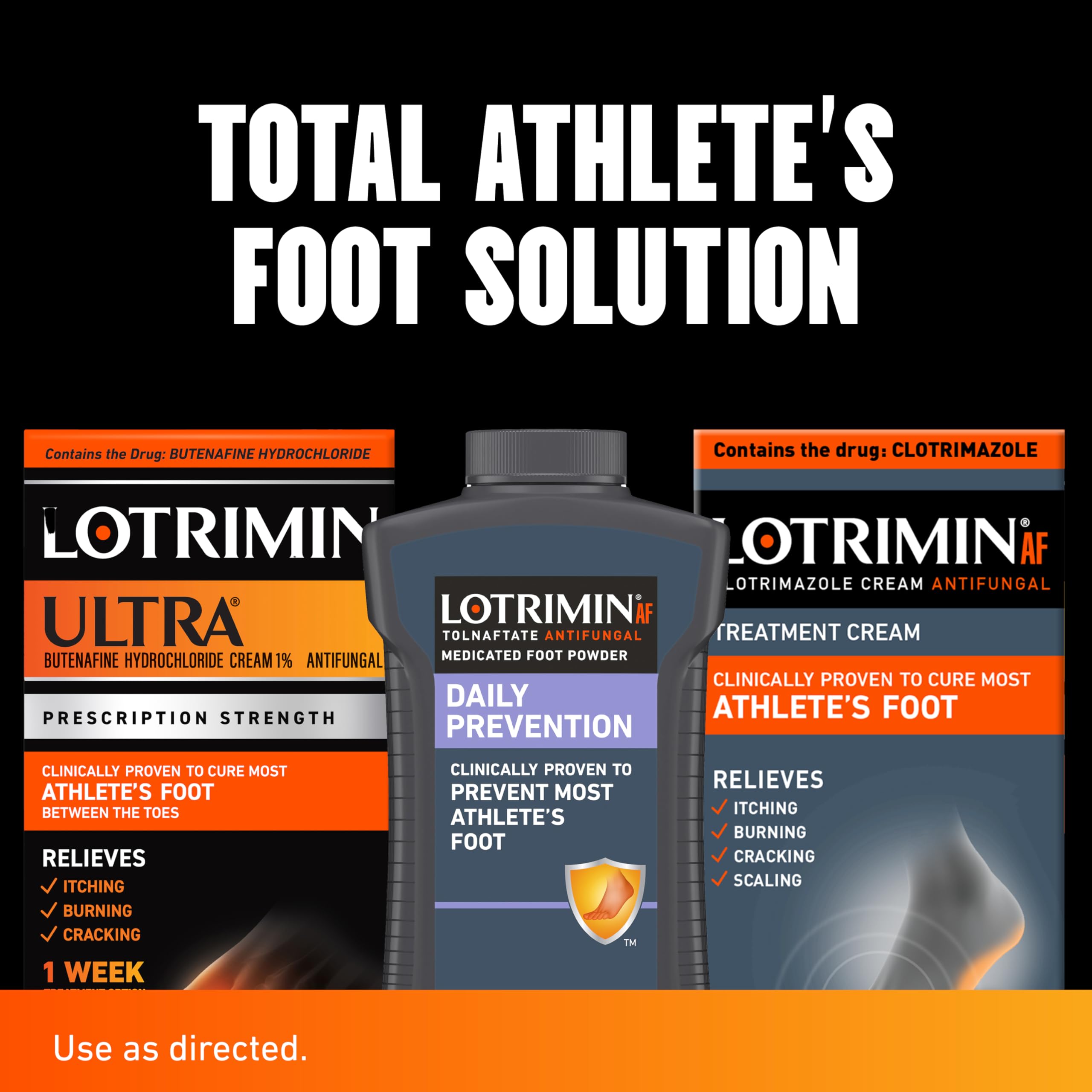 Lotrimin Ultra 1 Week Athlete's Foot Treatment, Prescription Strength Butenafine Hydrochloride 1%, Cures Most Athlete’s Foot Between Toes, Cream, 0.53 Ounce (15 Grams) (Packaging May Vary)