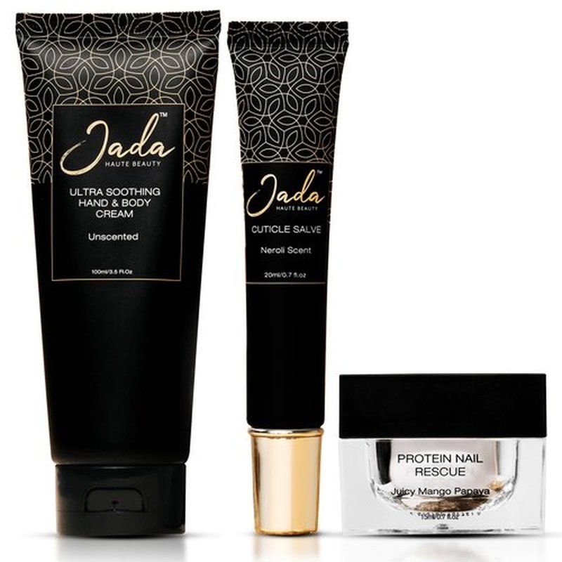 3-in-1 Beauty Hand Cream Gift Set – Ultra-Hydrating Hand & Body Cream, Cuticle Salve, Protein Nail Rescue for Strengthening & Conditioning