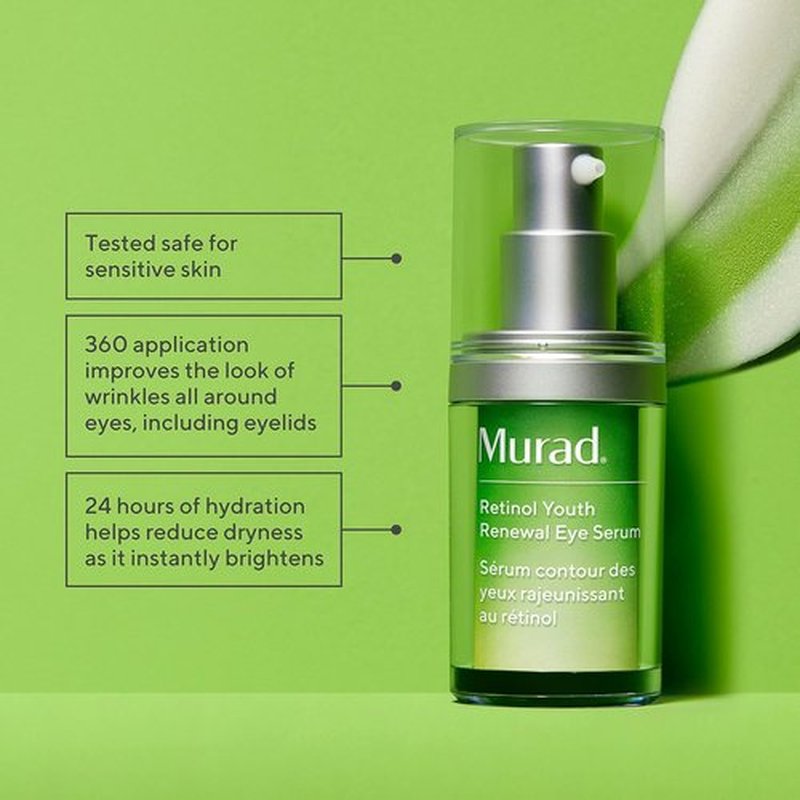 Murad Bright Eyed & Sculpted Body Combo - Retinol Eye Serum & Body Treatment Set for Brightening & Cellulite Reduction