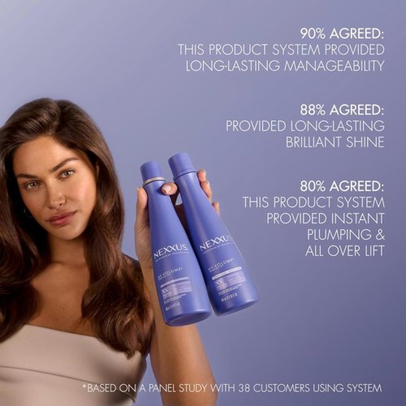 Nexxus Hy-Volume Weightless Lift Conditioner - Collagen & Hyaluronic Acid for Flat Hair | 13.5 Fl Oz