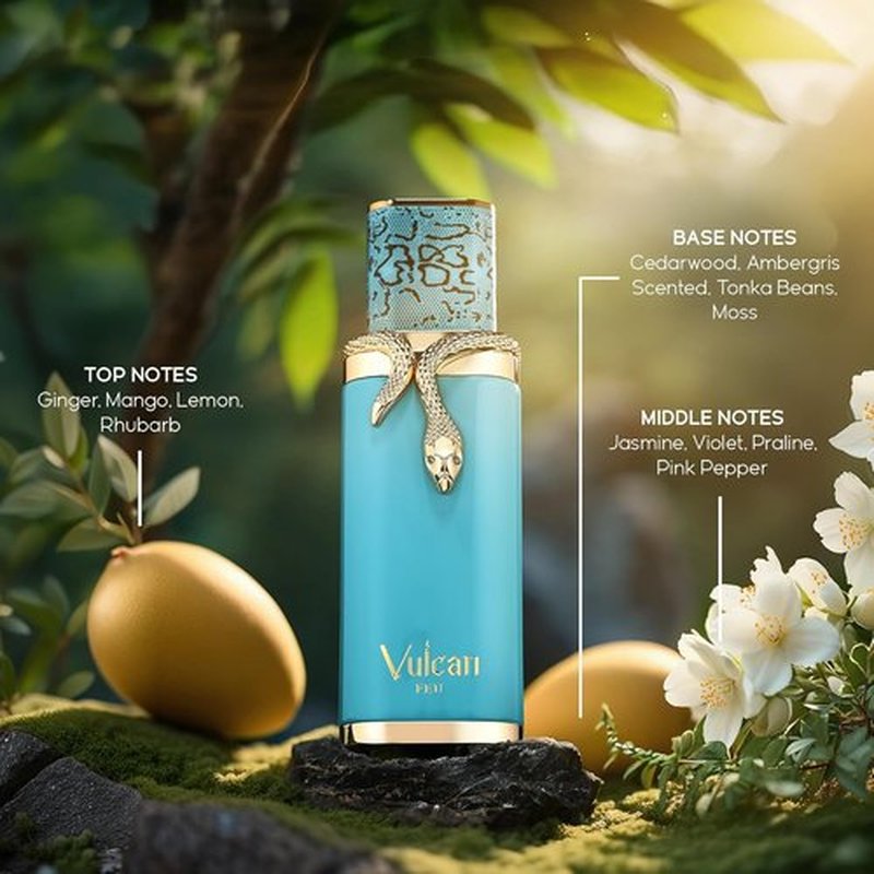 French Avenue Vulcan Feu Eau De Parfum - 100ml | Captivating Fragrance for All Occasions