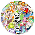 Animal Stickers for Kids, 100PCS Cute Vinyl Waterproof Stickers, Aesthetic Sticker Packs for Water Bottle, Laptop, Phone, Computer, Scrapbooking, Skateboard for Teens Girls Boys Adults
