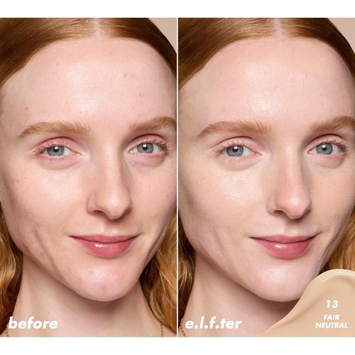 e.l.f. Soft Glam Satin Concealer - Medium Coverage, Crease-Resistant, Long Lasting, Vegan | 13 Fair Neutral