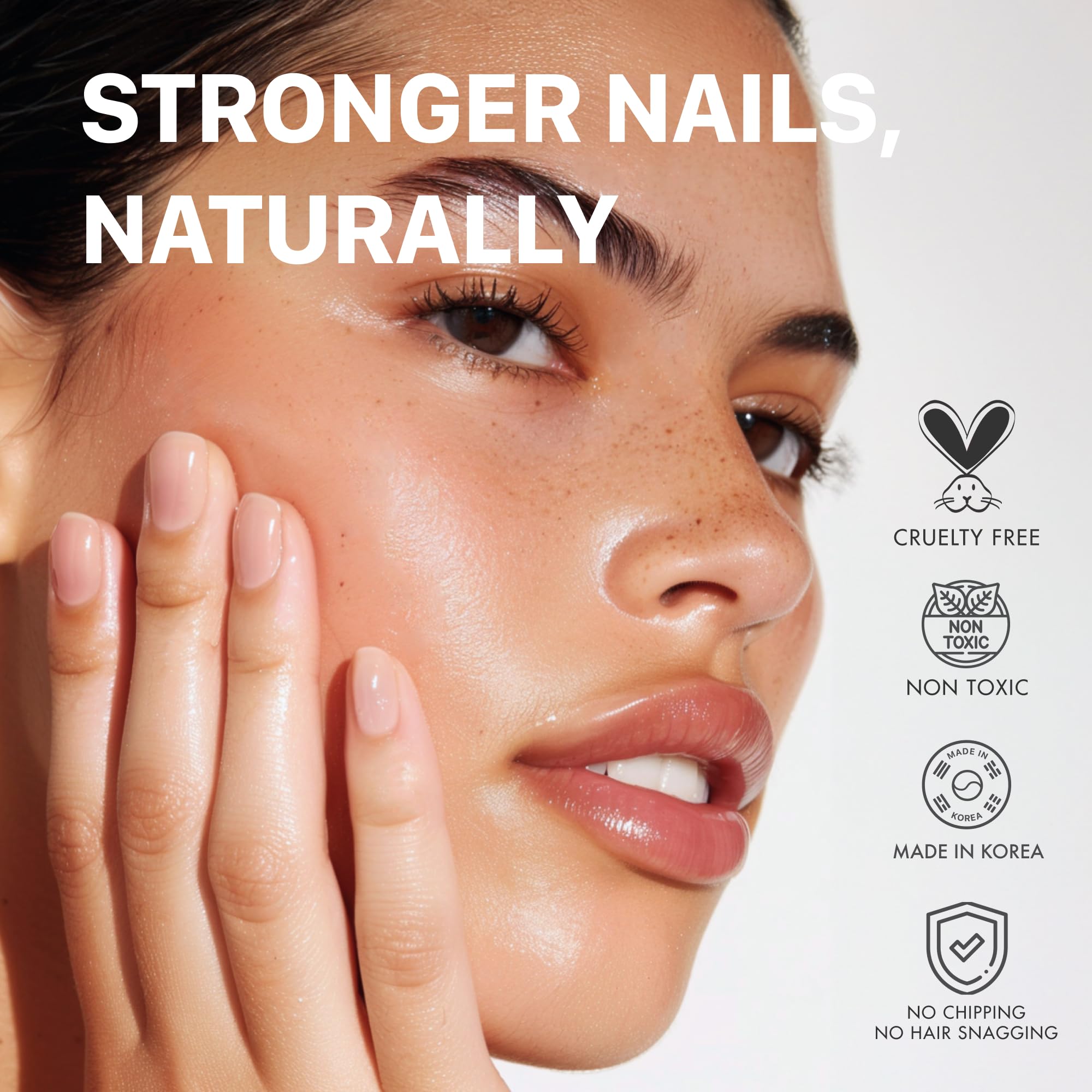 UUUUU. Magical Nail Solution | All-in-One Nail Care – Strengthener & Hardener & Primer with Biotin & Collagen – Quick-Drying & Odorless for Healthy Nails | Strengthen Weak & Thin Nails