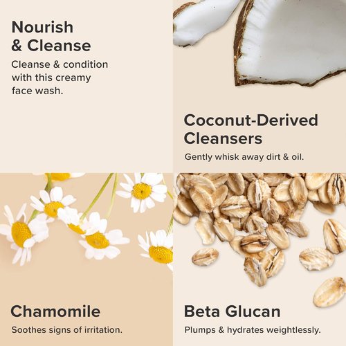 Paula's Choice SKIN RECOVERY Face Cleanser - Soothing Coconut & Chamomile Formula for Sensitive Skin | 6 oz
