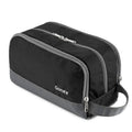 Gonex Travel Toiletry Bag - Durable Nylon Shaving Organizer in Black | Perfect for On-the-Go