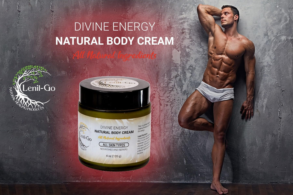 Lenil-Go Divine Energy Natural Body Cream 2. Oz