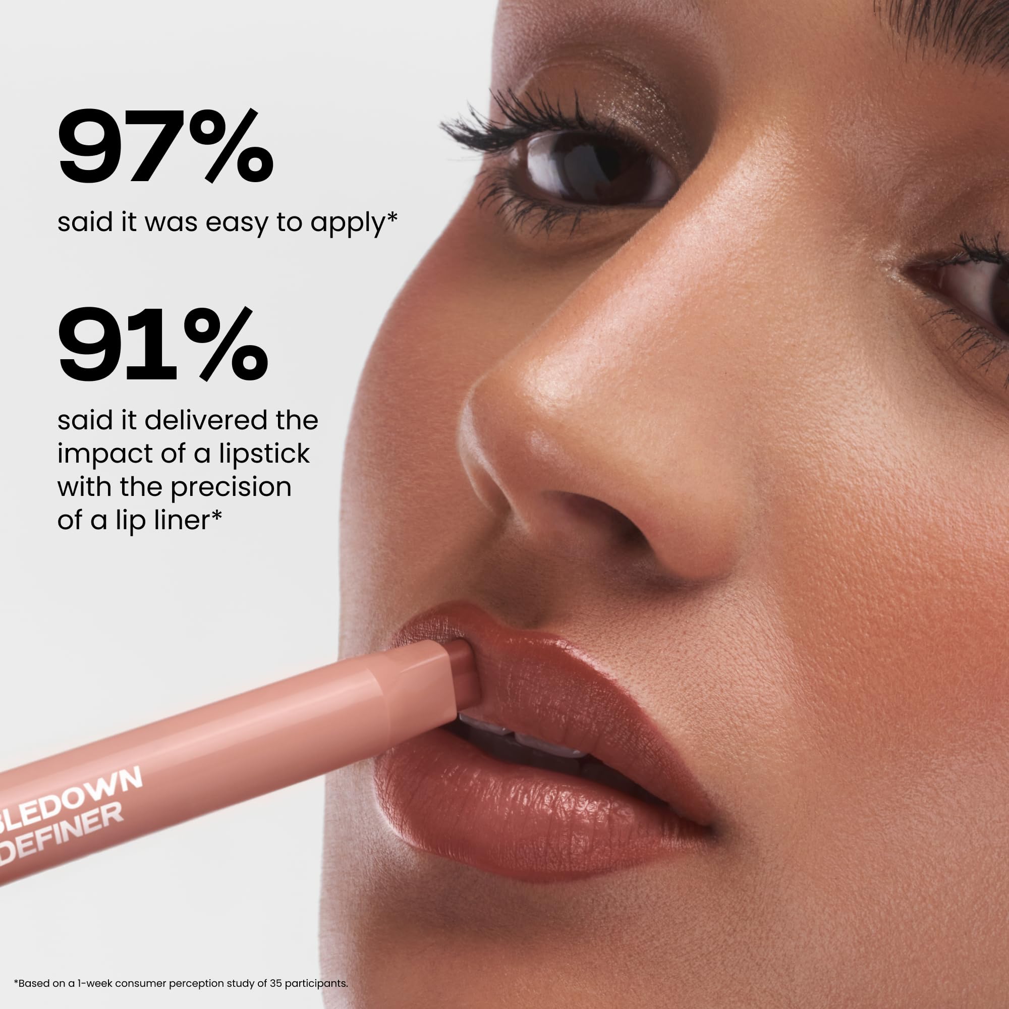 Sacheu DoubleDown Lip Definer, 2-in-1 Lip Liner & Balm — Hydrating Korean Makeup Lipstick with Pigmented, Buildable Color, Creamy Satin Finish, Avocado Oil, Rosehip Oil & Vitamin E (Off Duty)