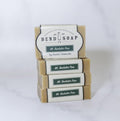 Bend Soap Company All Natural Handmade Goat Milk Soap for Dry Skin Relief, Mount Bachelor Pine, 4.5 oz Bars, 4 Pack