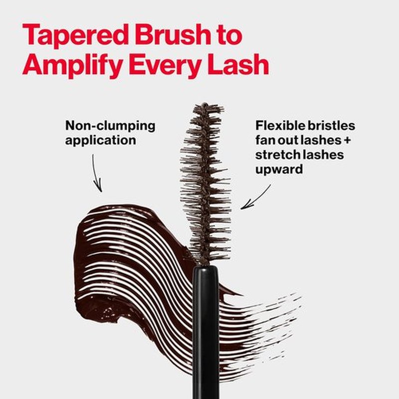 Revlon ColorStay Xtensionnaire Mascara & Lash Serum - 2X Longer Lashes, Smudge-Proof, 203 Black Brown