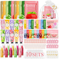 100 Pcs Spa Party Favors For Women,Spa Party Supplies Include Bulk Facial Mask,Hand Cream,Lip Balms,Under Eye Patches,Lip Mask,Bulk Gifts For Women, Mothers Day Gift, Spa Sleepover Party Supplies