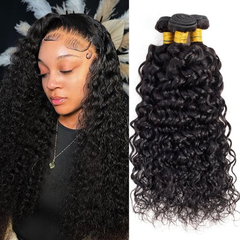 12A Human Hair Bundles 14 16 18 Inch Curly Bundles Human Hair 100% Unprocessed Brazilian Virgin Hair 3 Bundles Human Hair Extensions Quick Weave