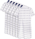 Utopia Care 6 Pack Unisex Hospital Gowns, Patient Gowns for Women and Men with Back Tie, Comfortably Fits Sizes up to 2XL, Pack of 6, Blue Star