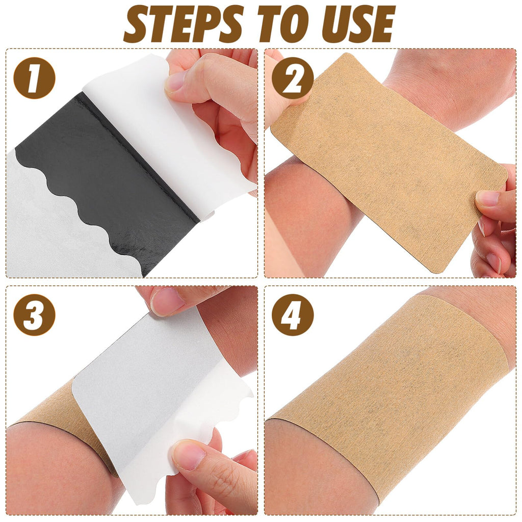 Healeved 100 Packs Ginger Pad for Pain Ginger Pad Herbal Ginger Patches Chinese Nature Blood Circulation Pads for Knee Cervical Vertebra Joint