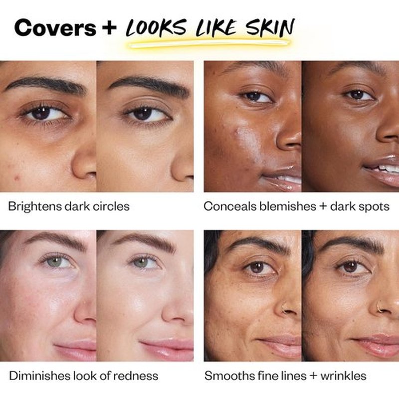 Kosas Concealer - Hydrating Medium Coverage Under Eye & Face Concealer with Hyaluronic Acid | Tone 8.5 C