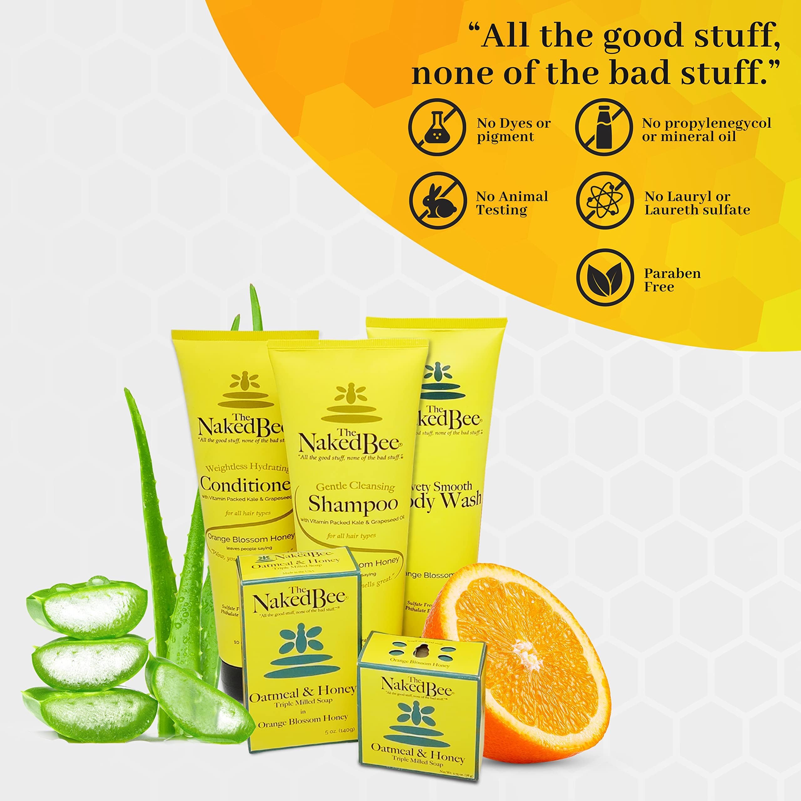 The Naked Bee Nourishing Body Lotion for All Skin Types (6.7 oz) Moisture Replenishing Lotion for Dry Skin with Cococnut & Honey