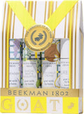 Beekman 1802 Goat Milk Lip Balm - Moisturizing Balm for Dry Lips - Sensitive Skin Safe - Assorted Scents - 0.15 oz (Pack of 4)
