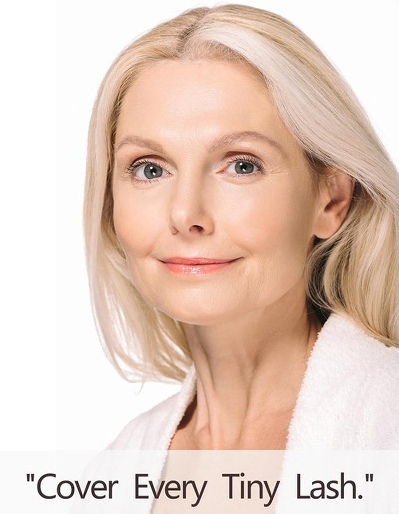 Regine Switzerland Brown Mascara Primer - Lengthening Formula for Fine, Short Lashes | Quick-Dry, Waterproof, Clump-Free Comb Brush