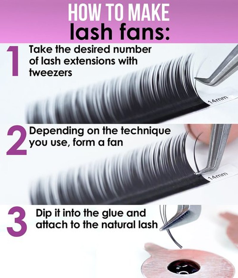 Eyelash Extensions D Curl by Stacy Lash/Black Individual Mink Lashes Supplies (0.05mm;11mm)