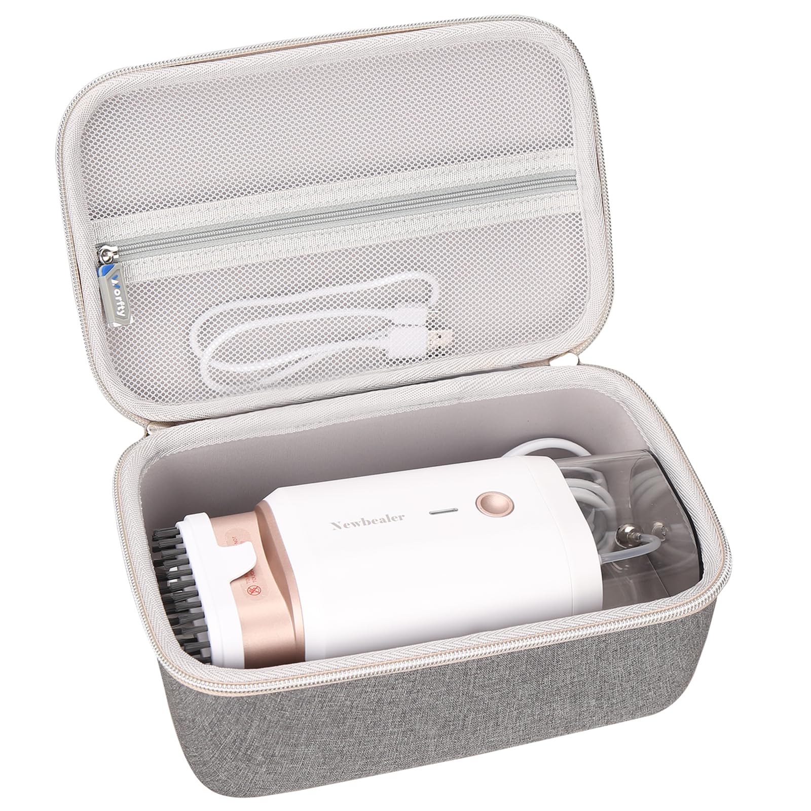 worfty Hard Case for Newbealer Foldable 120V Steamers, Case Compatible with Newbealer 1200W Travel Steamer with Horizontal & Vertical 180ml Handheld Steaming