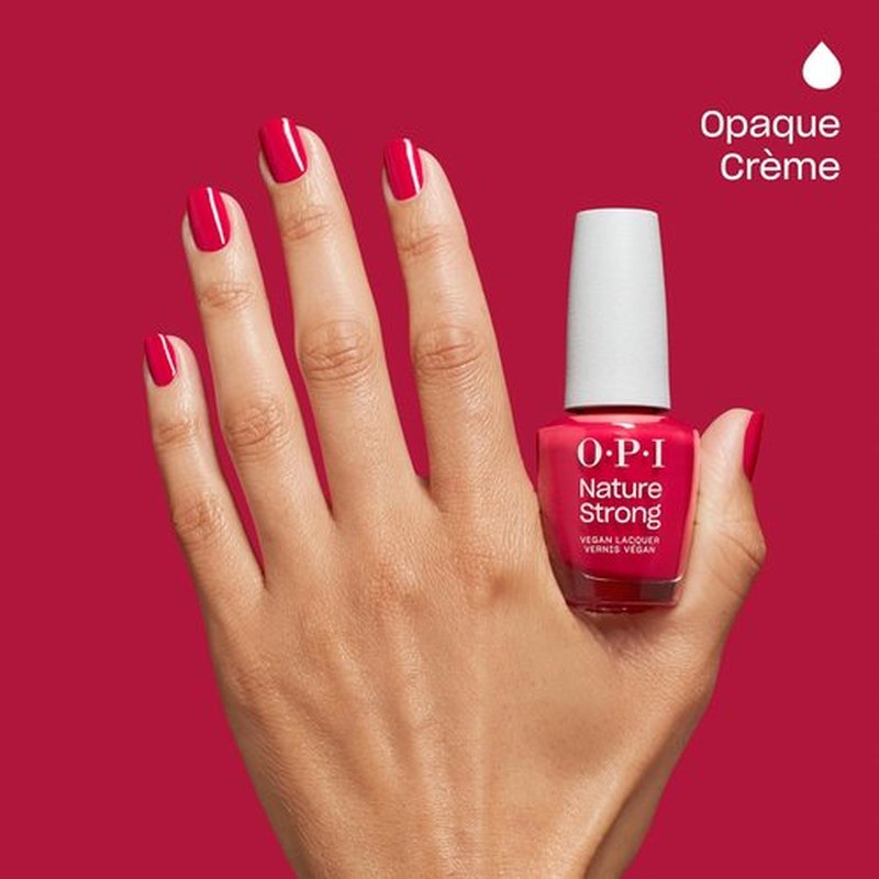 OPI Nature Strong Nail Polish Set - 3-Step System with Botanical Base & Top Coat | Eco-Friendly, Vegan, High Shine