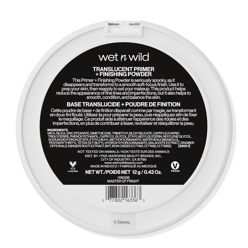 wet n wild Nightmare Before Christmas Translucent Primer + Finish Powder