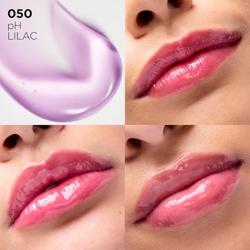 L'Oreal Paris Plump Ambition Lip Oil - Color Shifting Tint with 24HR Hydration | 050 pH Lilac