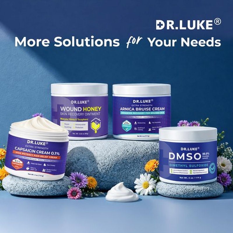 Dr. Luke Manuka Honey Wound Care: Medihoney Wound Gel for Minor wounds & Skin Repair - Manuka Honey Medical Grade with Akkantoin 0.5% & Vitamin E - 2.82 oz (80g)