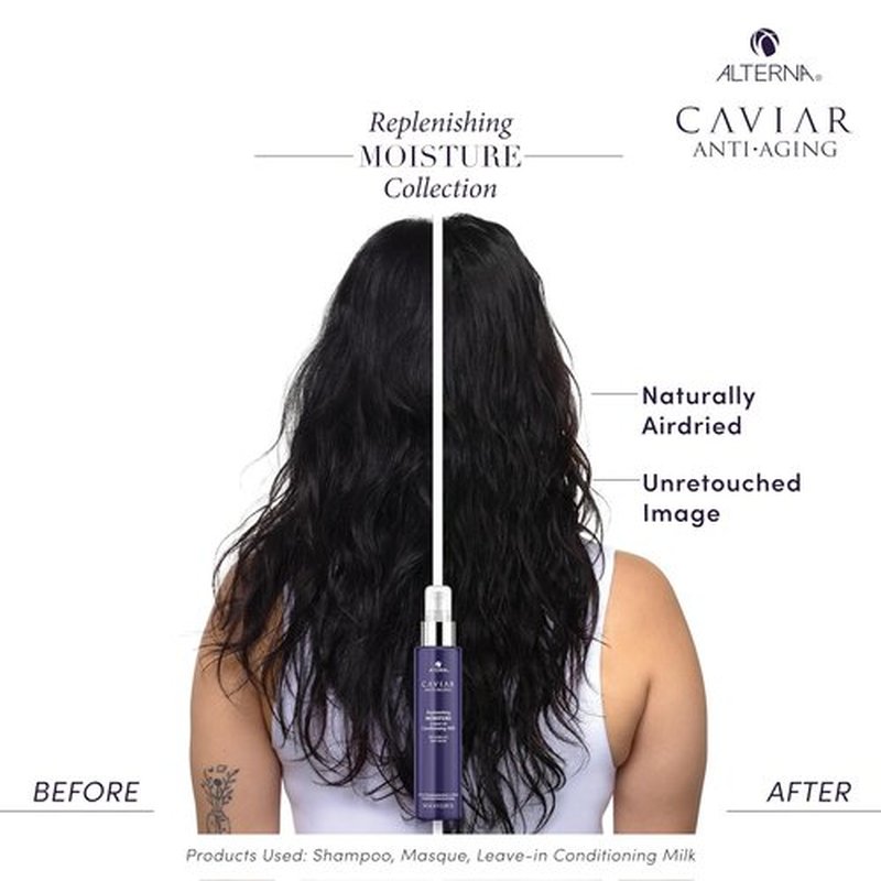 Alterna Haircare CAVIAR Leave-In Conditioning Milk - Anti-Aging Moisture for Dry Hair | 5 Fl Oz, Sulfate-Free