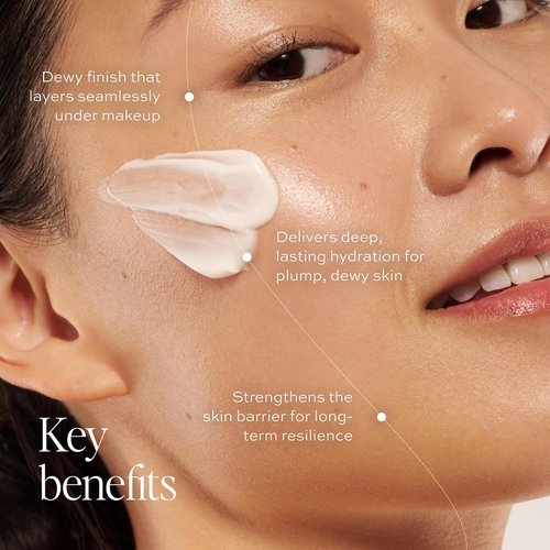 DIME Beauty Dewy Day Cream - Hydrating Anti-Aging Face Moisturizer with Rosehip Oil & Ceramides | 1.7 oz / 50 ml