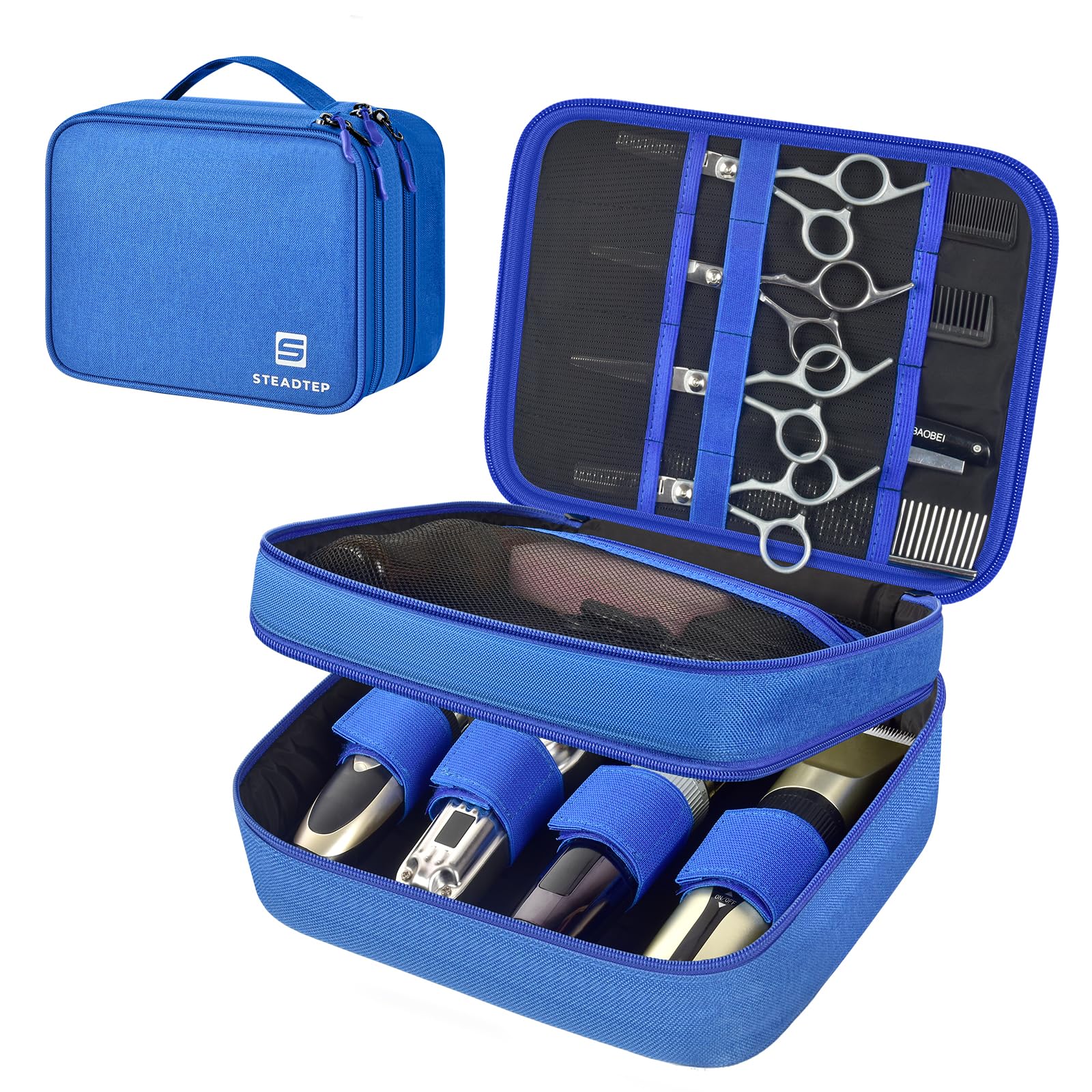 Hair Clipper Bag for Barbers, Clippers, Guards, Shears and Accessories