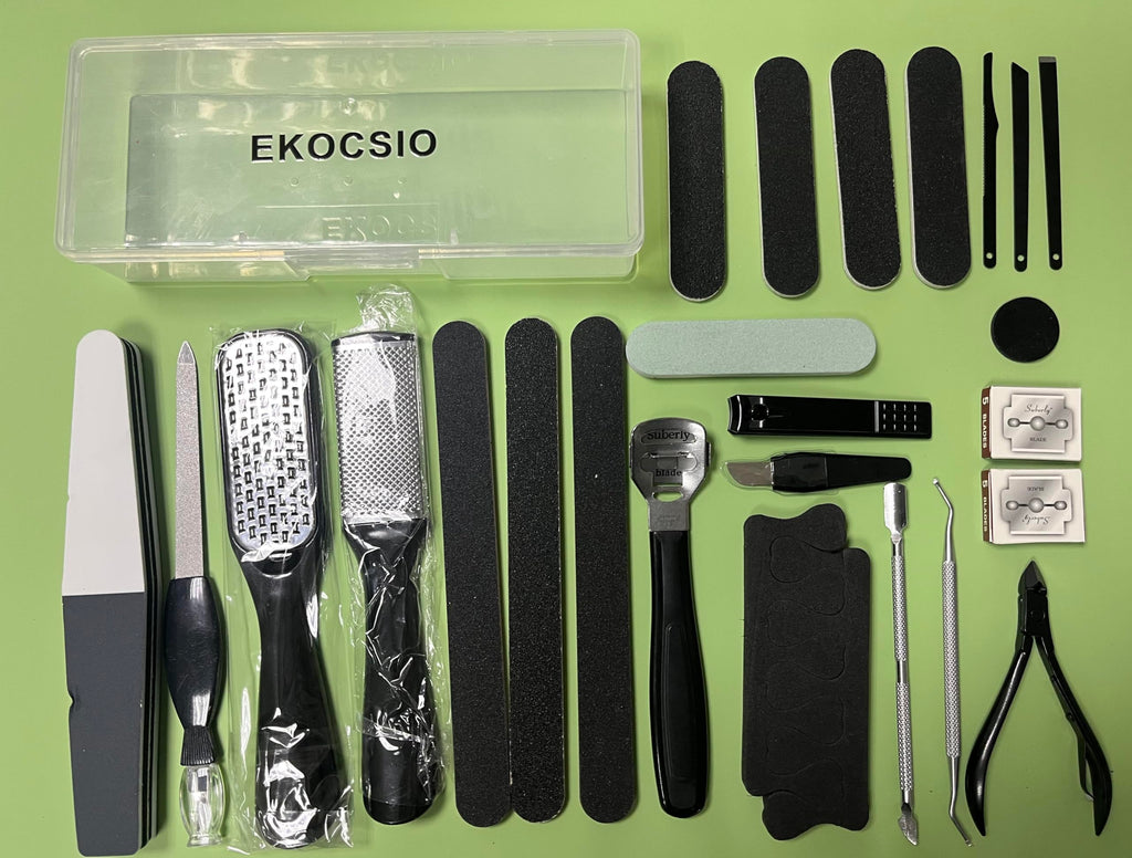 36 in 1 Pedicure Kit, Professional Pedicure Tools Foot Rasp Foot Dead Skin Remover for Home & Salon Care
