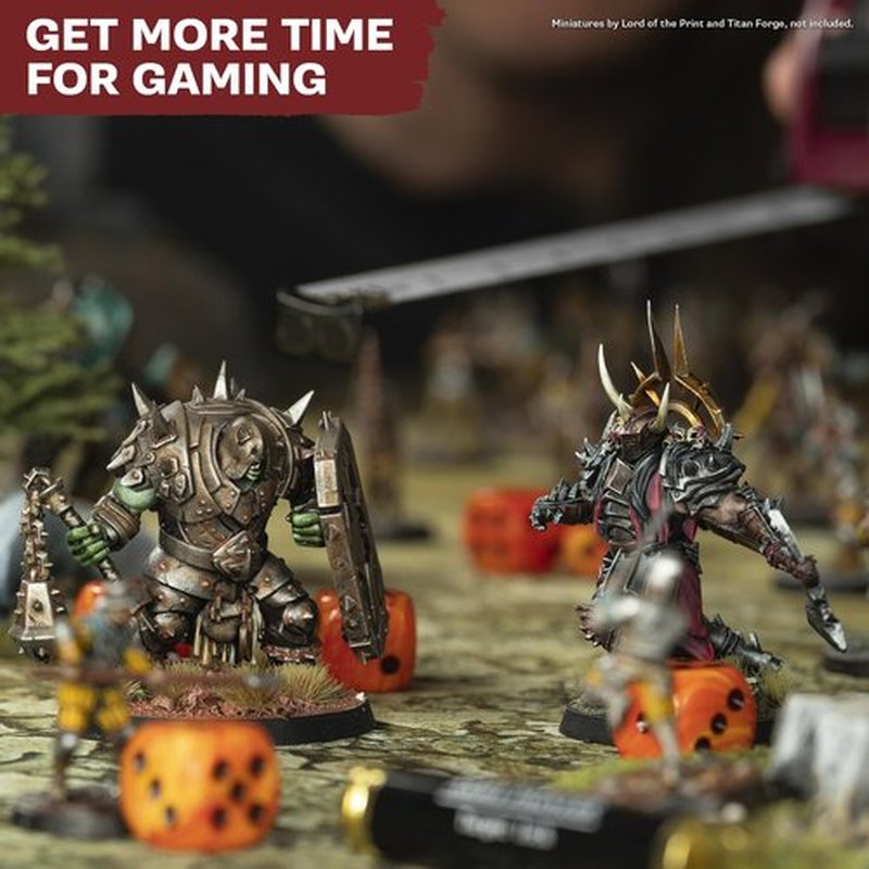 The Army Painter, Masterclass Drybrush Set, 3 Sizes Hobby Drybrushes, Goat Hair Brush Set: 15mm Mighty Drybrush, 12mm Moderate Drybrush, 7mm Miniature Drybrush for Tabletop Roleplaying