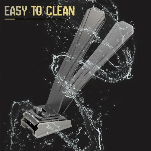 360° toenail Clippers Designed for Seniors, with Extended Handles for Easier gripping, preventing Nail clippings from Splashing, and Wide-Opening Nail Clippers for Both Men and Women