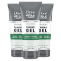 DOVE MEN + CARE Hair Taming Gel - Strong Hold Styling Product for Thicker, Healthier Hair | 7 oz (3 Count)